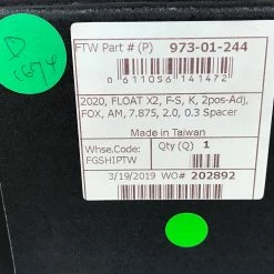 Fox Float X2 Factory 2-POS 200x51mm 2020 Dämpfer -Bremse Verkaufsgeschäft 5478591 large