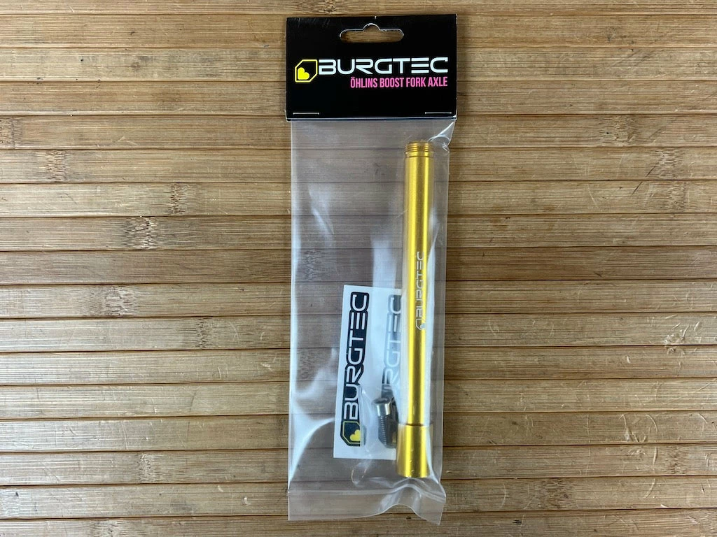 Burgtec Öhlins Boost Achse / Axle Bullion Gold 1 Burgtec Öhlins Boost Achse / Axle Bullion Gold