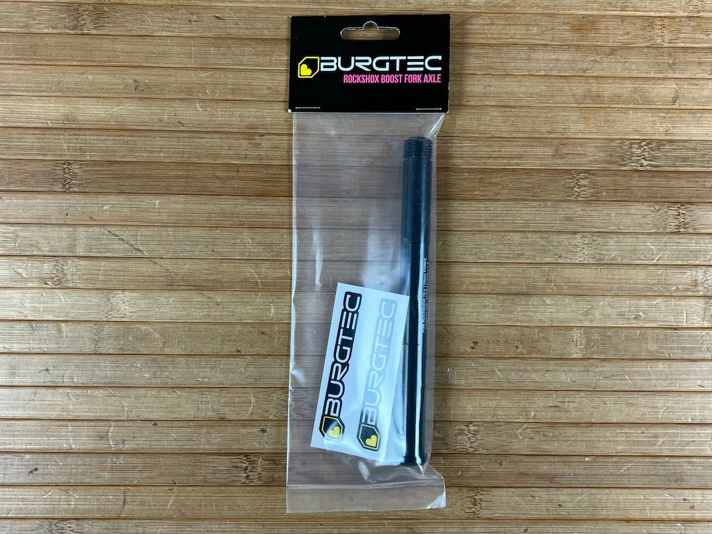 Burgtec Rock Shox Boost Achse / Axle Black / Schwarz 1 Burgtec Rock Shox Boost Achse / Axle Black / Schwarz