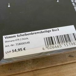 Voxom XTR / XT / Saint / Deore Bremsbeläge Semi-Metal -Bremse Verkaufsgeschäft IMG 1167 scaled