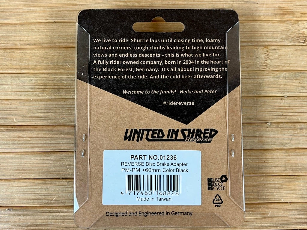 REVERSE Bremsscheibenadapter PM-PM (+60mm) (Schwarz) 3 REVERSE Bremsscheibenadapter PM-PM (+60mm) (Schwarz) – Bild 3