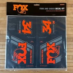 Fox Decal Kit Orange Heritage 2019 Fork And Shock