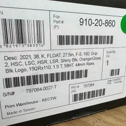 Fox 2021 38 Factory 27,5" 160mm Grip2 44mm Rake Federgabel Black -Bremse Verkaufsgeschäft IMG 1894