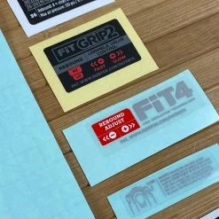 Fox Decal Kit 36 2021 F-S Orange Logo / Shiny Black -Bremse Verkaufsgeschäft IMG 3314