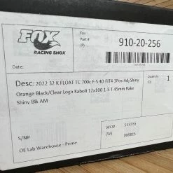 FOX 32 TC 2022 Kashima 40mm Gravel Federgabel Shiny Orange -Bremse Verkaufsgeschäft IMG 4307