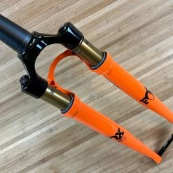 FOX 32 TC 2022 Kashima 40mm Gravel Federgabel Shiny Orange -Bremse Verkaufsgeschäft IMG 4313