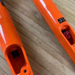 FOX 32 TC 2022 Kashima 40mm Gravel Federgabel Shiny Orange -Bremse Verkaufsgeschäft IMG 4319