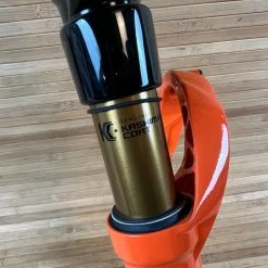 FOX 32 TC 2022 Kashima 40mm Gravel Federgabel Shiny Orange -Bremse Verkaufsgeschäft IMG 4323