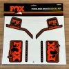 Fox Decal Kit Orange Heritage Fork And Shock