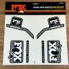 Fox Decal Kit Weiß Heritage Fork And Shock