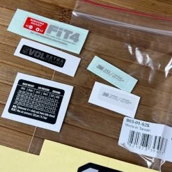 Fox Decal Kit 36 2021 P-SE Gray Logo / Matte Black -Bremse Verkaufsgeschäft IMG 5582