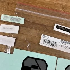 Fox Decal Kit 38 2021 F-S Orange Logo / Shiny Black -Bremse Verkaufsgeschäft IMG 5592