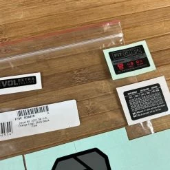 Fox Decal Kit 38 2021 F-S Orange Logo / Shiny Black -Bremse Verkaufsgeschäft IMG 5593