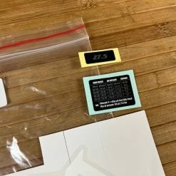 Marzocchi 58 Decal Kit Dekorbogen Gloss Red -Bremse Verkaufsgeschäft IMG 5605