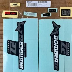 Marzocchi 2020 Z2 Decal Kit Dekorbogen Grey / White