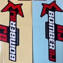 Marzocchi 2021 Bomber DJ Decal Kit Dekorbogen Matte Black -Bremse Verkaufsgeschäft IMG 5615