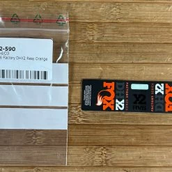Fox Decal 2016 DHX2 Factory Resy Orange