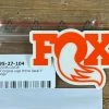 FOX Aufkleber Logo 3" Orange