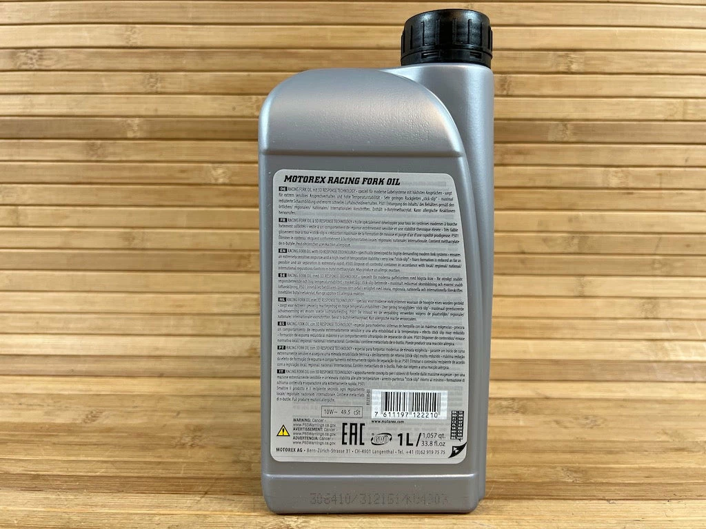 Motorex Gabelöl / Dämpferöl Racing Fork 10W 1L 3 Motorex Gabelöl / Dämpferöl Racing Fork 10W 1L – Bild 3