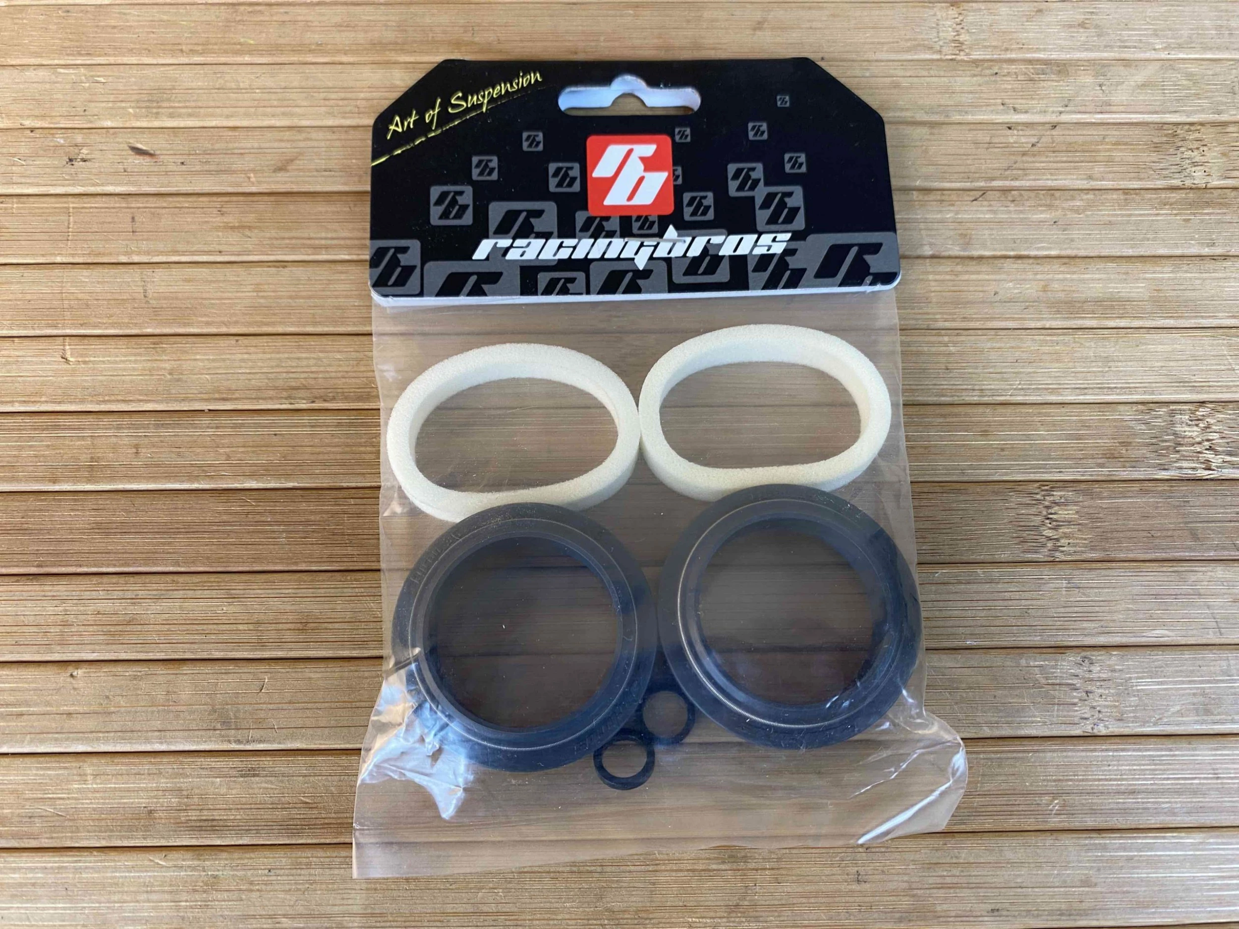 Racingbros Low Friction Abstreiferset / Dichtungen 35mm 1 Racingbros Low Friction Abstreiferset / Dichtungen 35mm