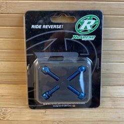 Reverse Bremsadapter-Schraubenset - 4 Stk. M6x18mm Blau