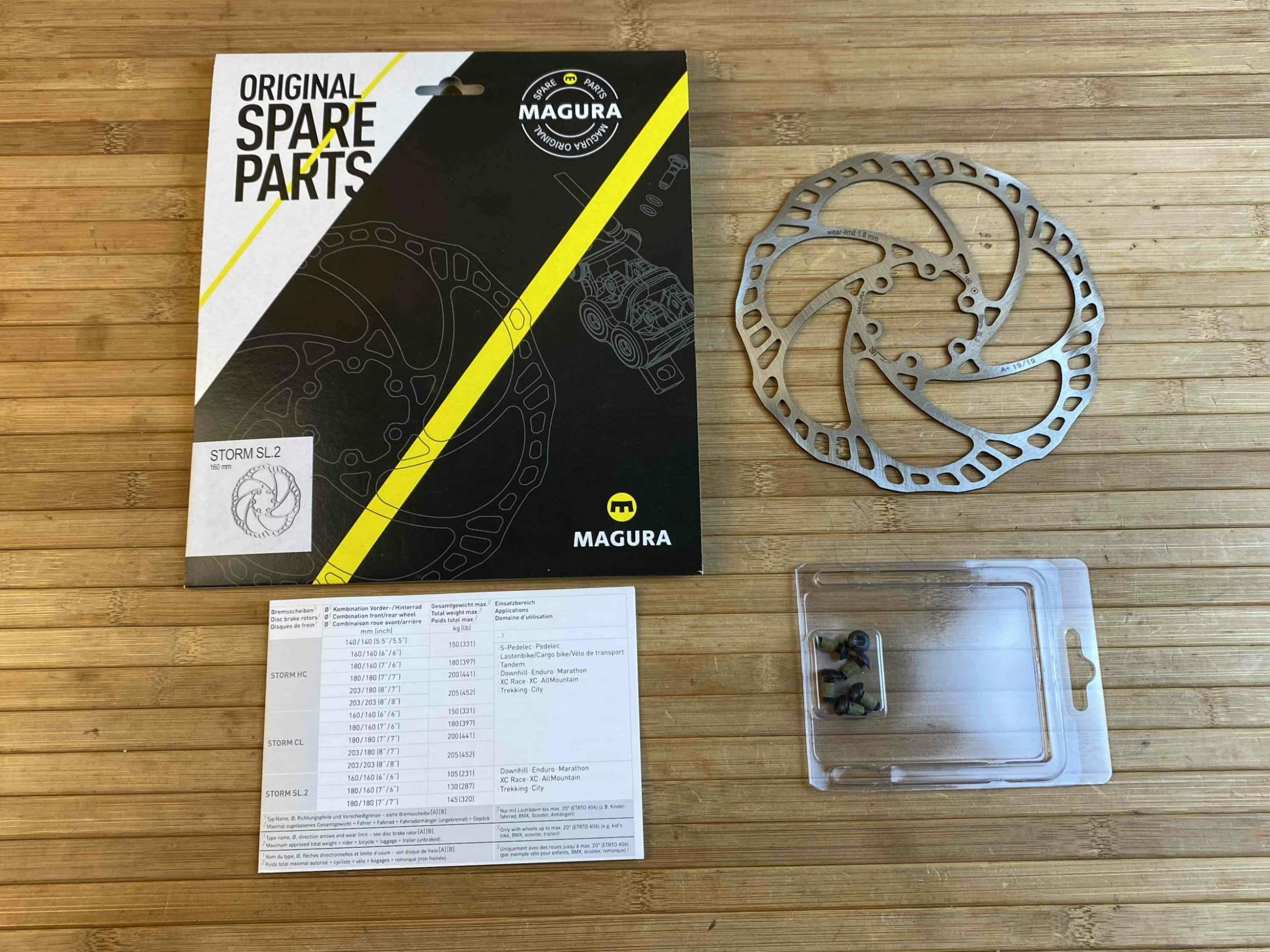 Magura Storm SL.2 160mm Disc / Bremsscheibe 1 Magura Storm SL.2 160mm Disc / Bremsscheibe