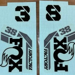 Fox Decal Kit 38 2021 F-S Black Logo / Shiny Orange -Bremse Verkaufsgeschäft IMG 6979