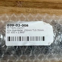 FOX Stahlfeder 650 X 2.8 156mm / 35mm Schwarz -Bremse Verkaufsgeschäft IMG 7133 00687aaa c2e4 44a1 a8e0 bc929cb2b478