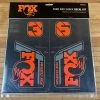 FOX Decal Kit Dekorbogen 2021 Custom Factory Orange