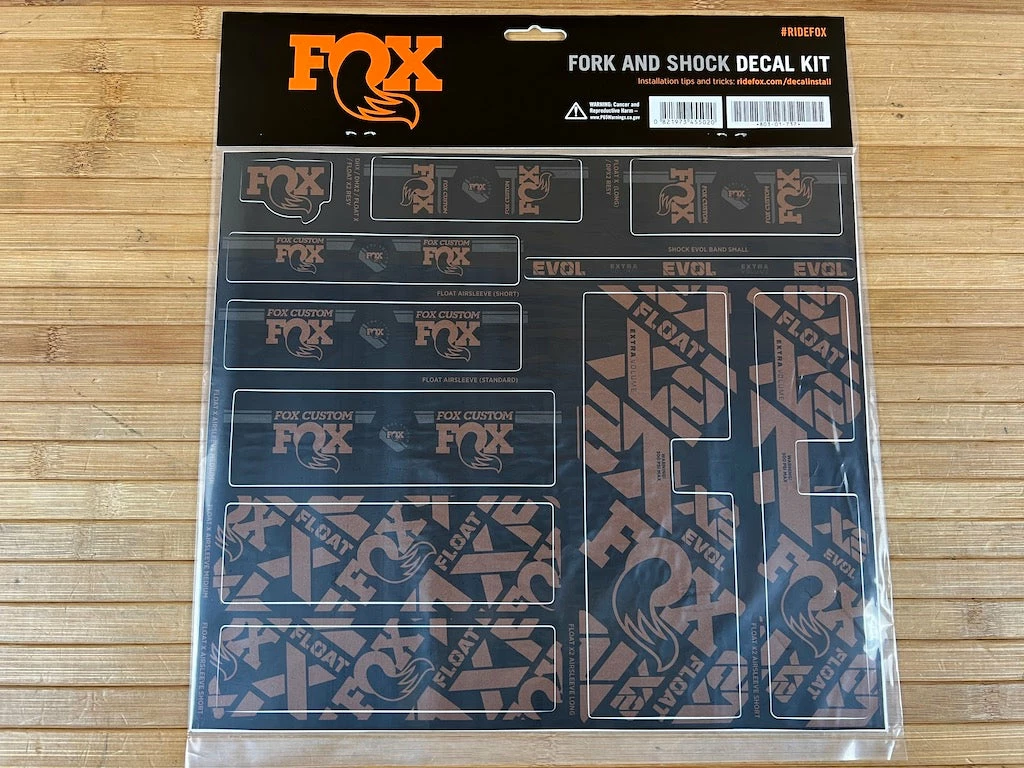 FOX Decal Kit Dekorbogen 2021 Custom Root Beer 2 FOX Decal Kit Dekorbogen 2021 Custom Root Beer – Bild 2