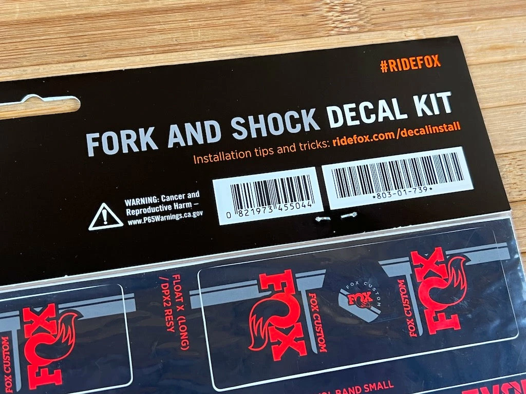 FOX Decal Kit Dekorbogen 2021 Custom Red 3 FOX Decal Kit Dekorbogen 2021 Custom Red – Bild 3